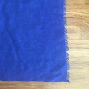 Calypso Royal Blue Cashmere Shawl